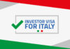 Investor Visa: 40 milioni gli investimenti esteri attirati in Italia